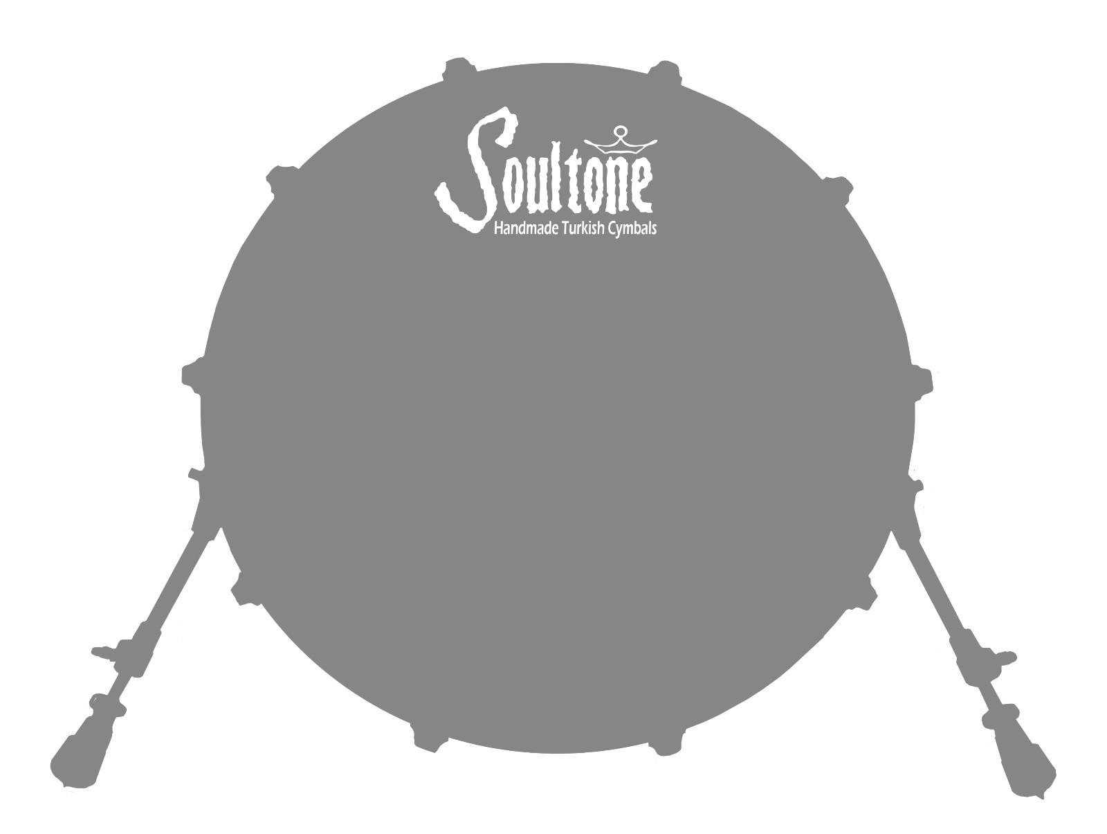 SOULTONE CYMBALS BASS DRUM HEAD DECAL