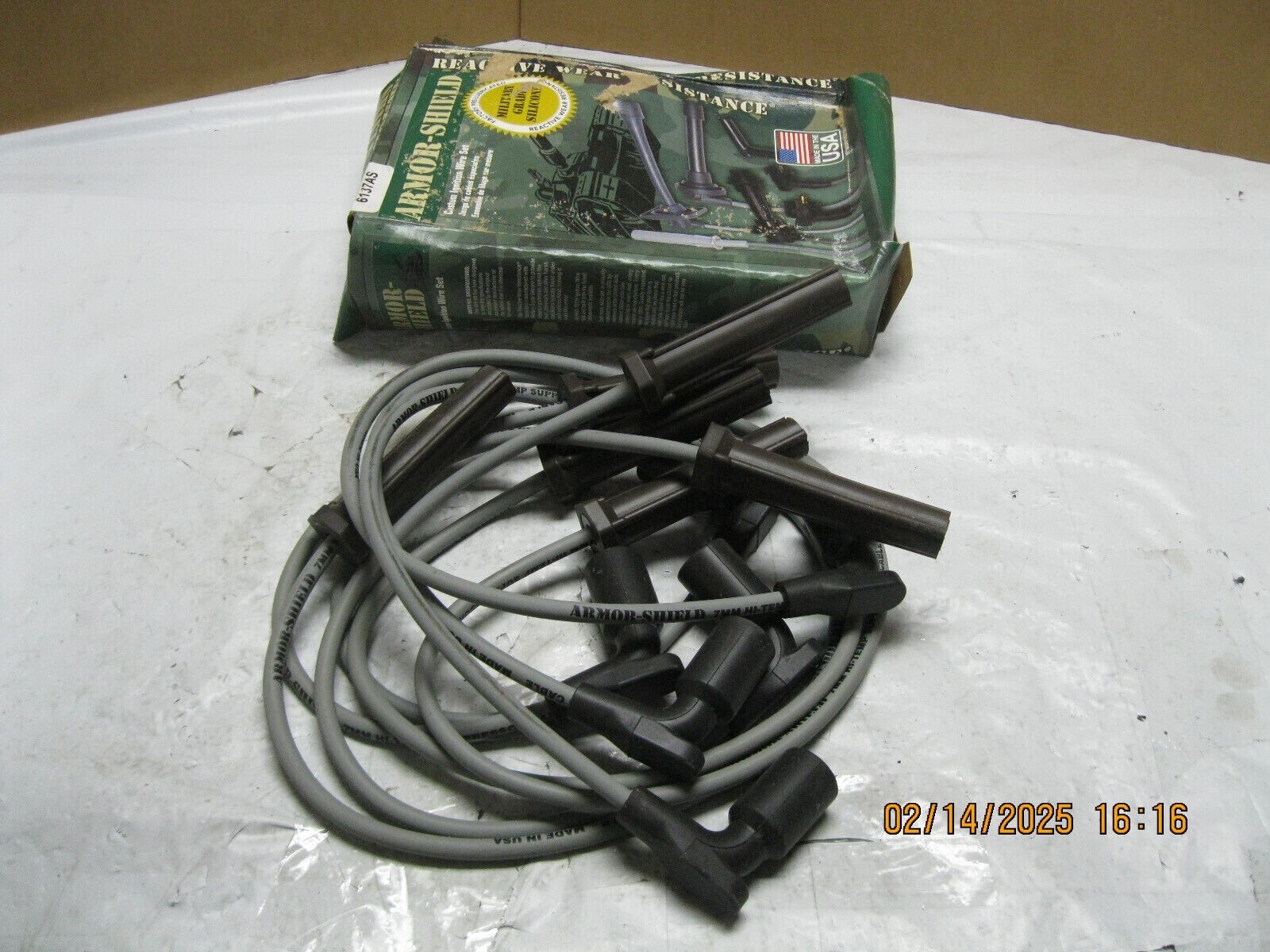 Spark Plug Wire Set-Direct Fit Armor Shield 6137AS (box rough)