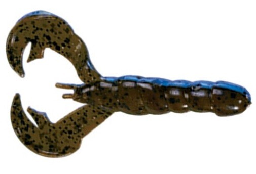Strike King Baby Rage Tail Craw Okeechobee Craw 3" - 9 pack