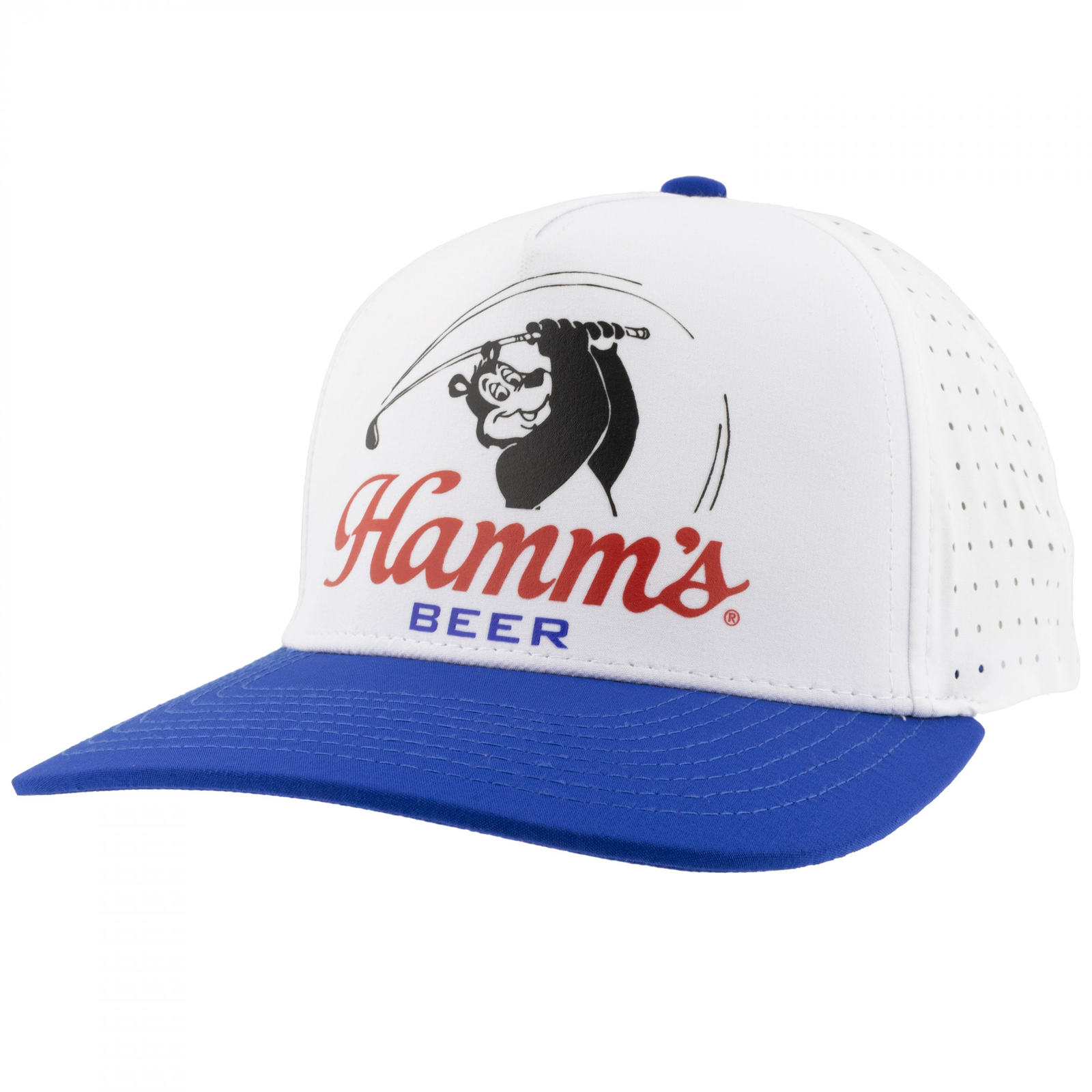Hamm's Beer Golf Swing Adjustable Hat Multi-Color
