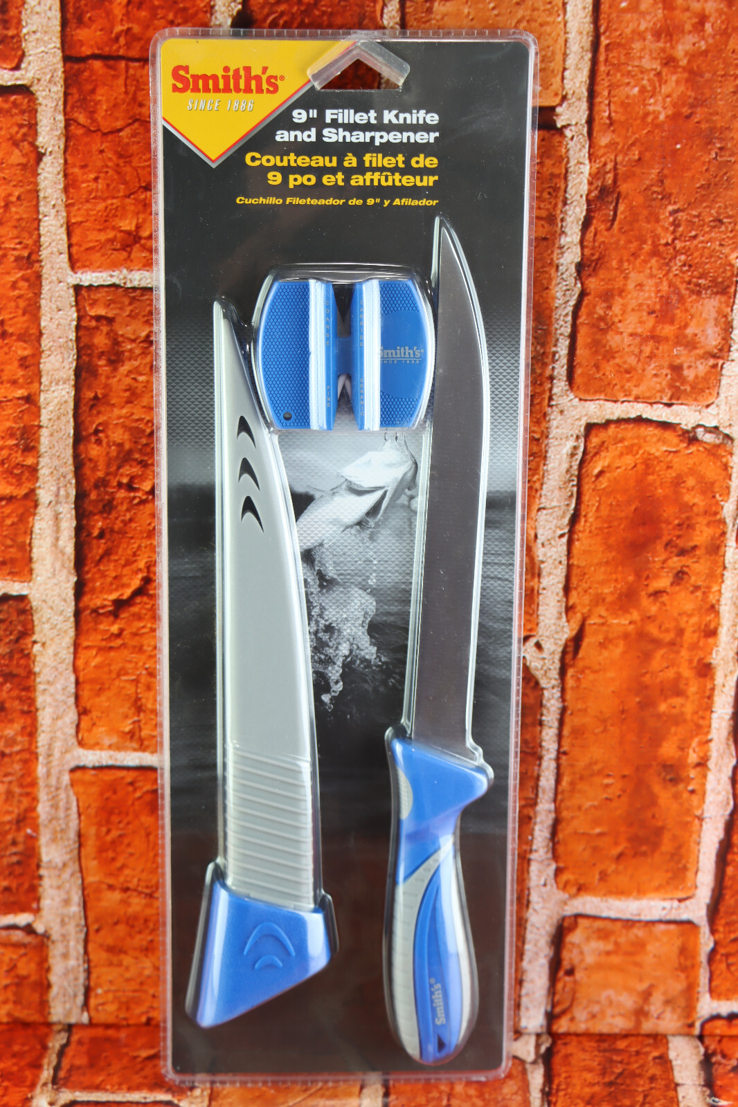 Smith's 50898 Sharpener & 9" Fishing Fillet Knife