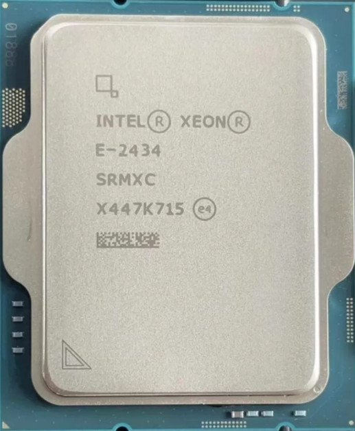 Intel Xeon E-2434 4 Core 8 Threads 3.4GHz-5.0GHz Processor TDP-55W LGA-1700 DDR5