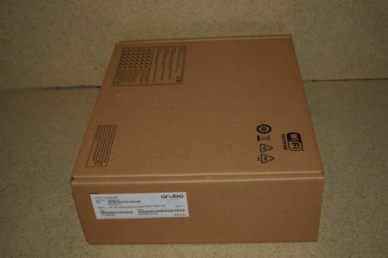 ARUBA APIN0225 WIRELESS ACCESS POINT AP-225 - NEW IN BOX
