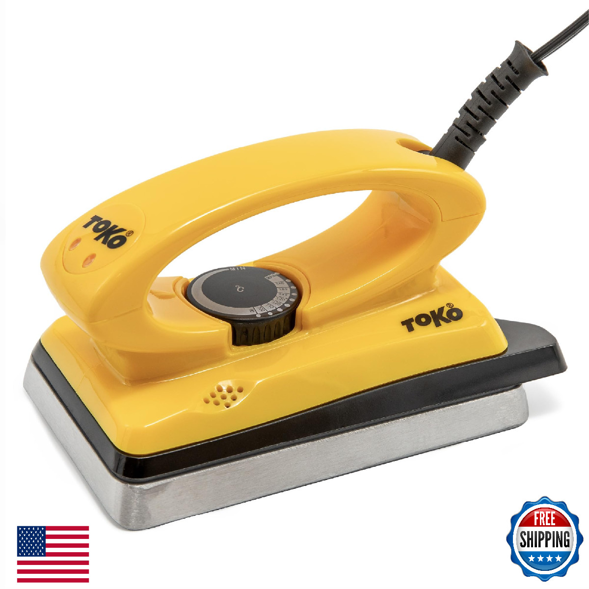 Toko T8 Hot Wax Iron Ergonomic Ski Snowboard Adjustable Temp 110V