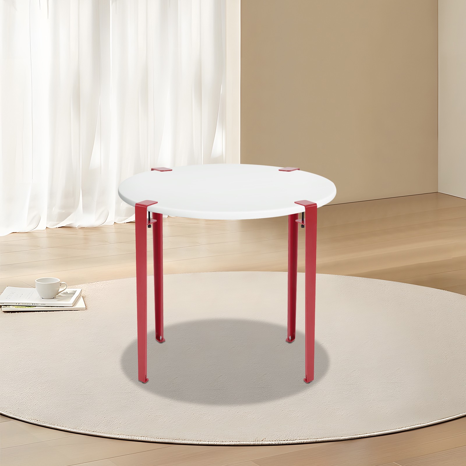 Adjustable Table Legs Table Clamp Legs F-shaped Table Legs 71cm/28in RED
