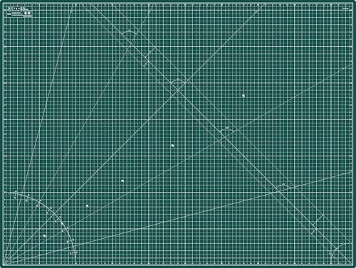 Elan A0 Green Self Healing Cutting Mat 36x48" Extra Large 5-Ply Craft Mat