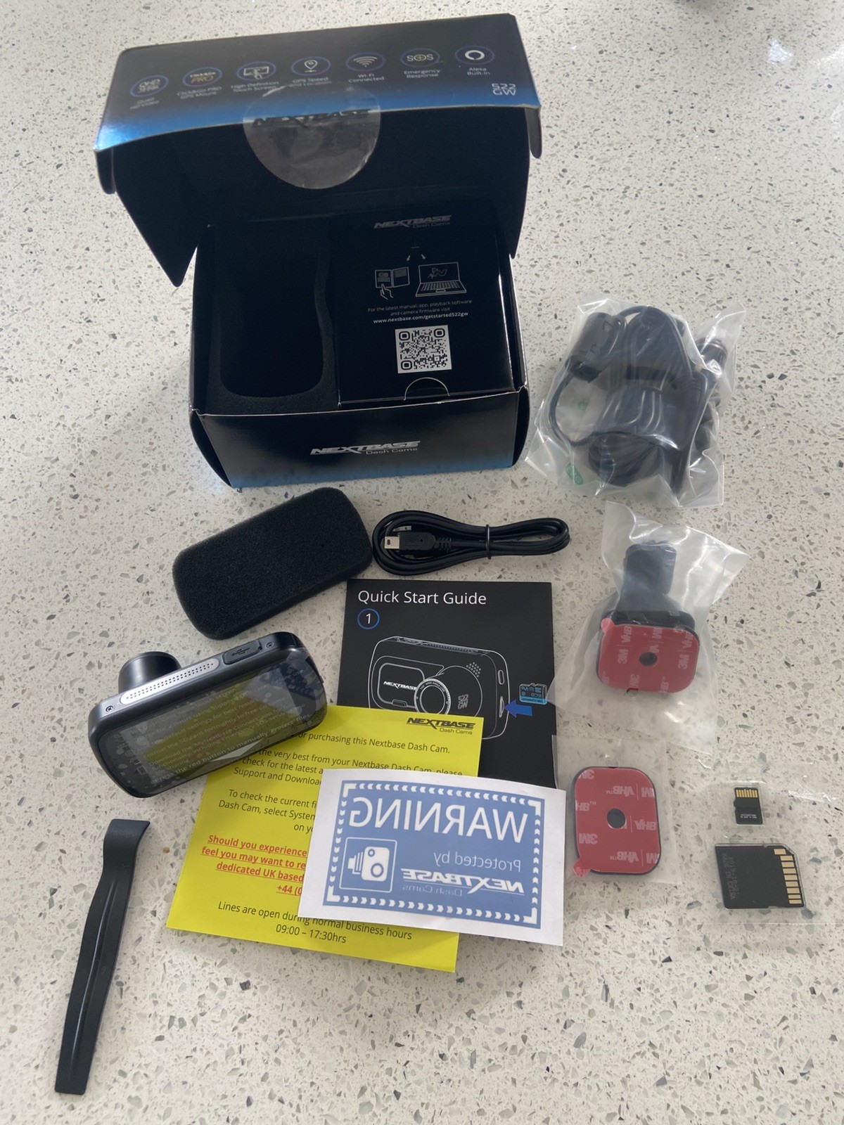Nextbase Dashcam 522 522GW Dash Cam  1440p Front – Wide-Angle