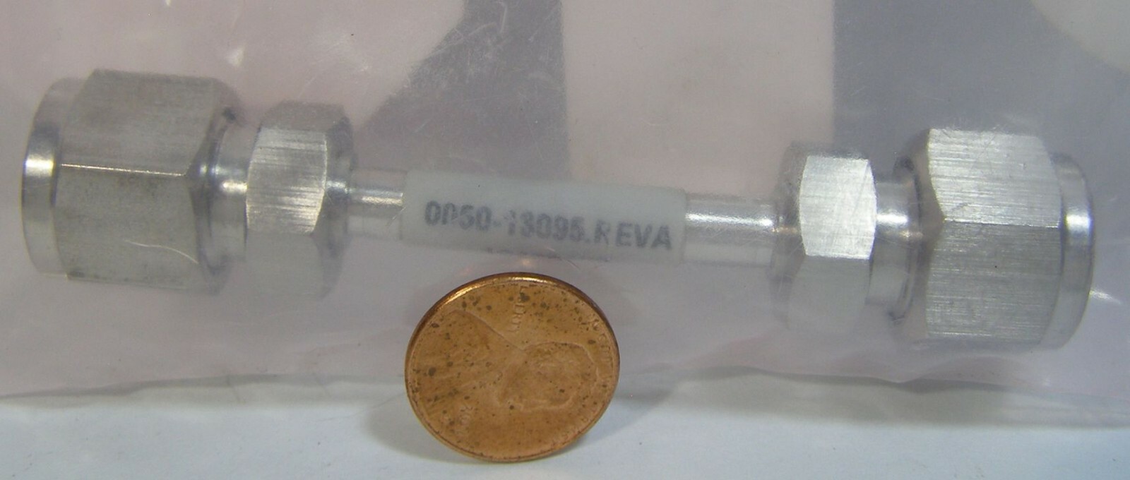 APPLIED MATERIALS AMAT GAS LINE SPOOL SHORT STAINLESS 0050-13095 REV A