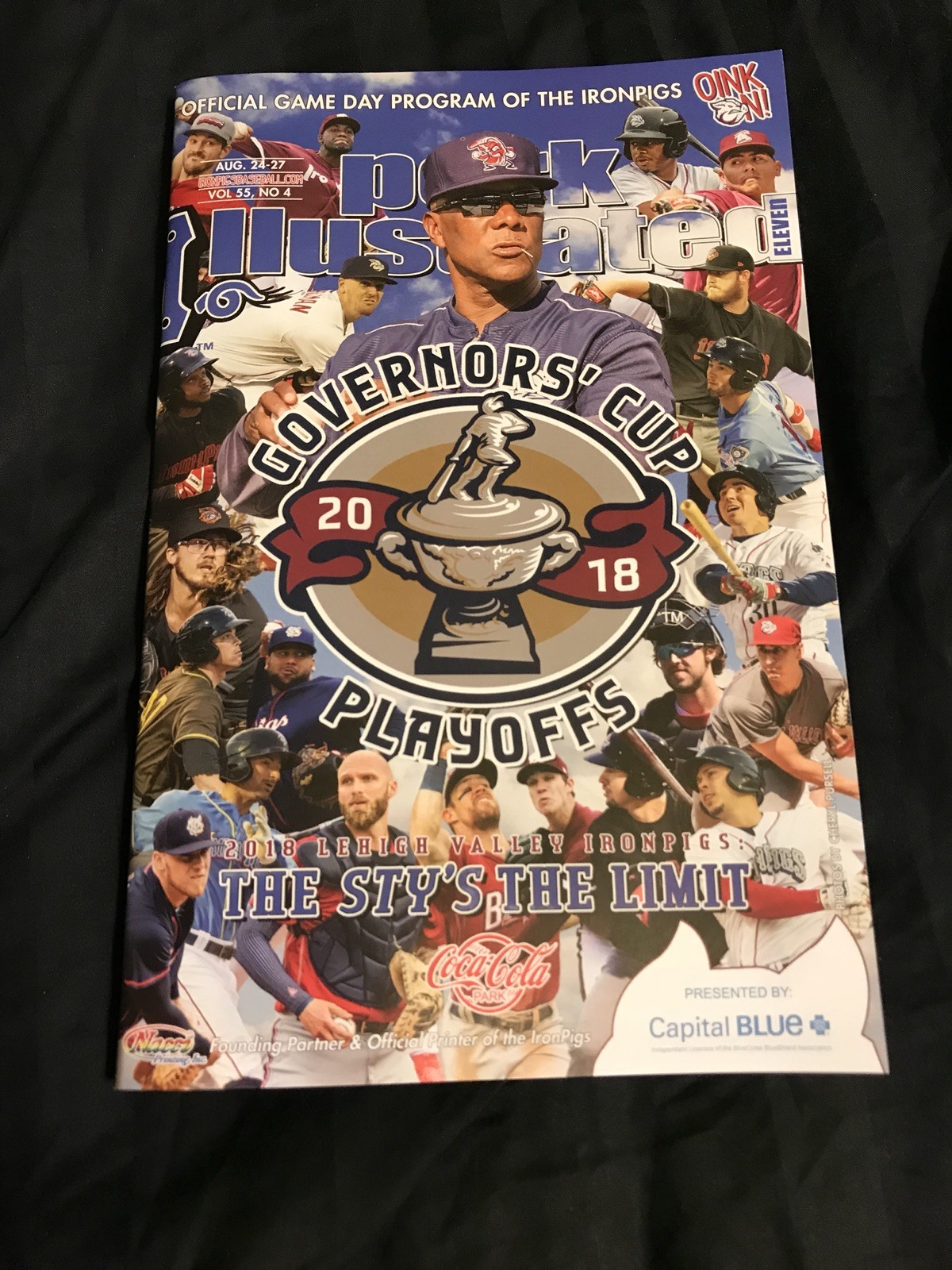2018 Lehigh Valley Ironpigs Program 8/24-8/27/18 Playoff Preview Phillies