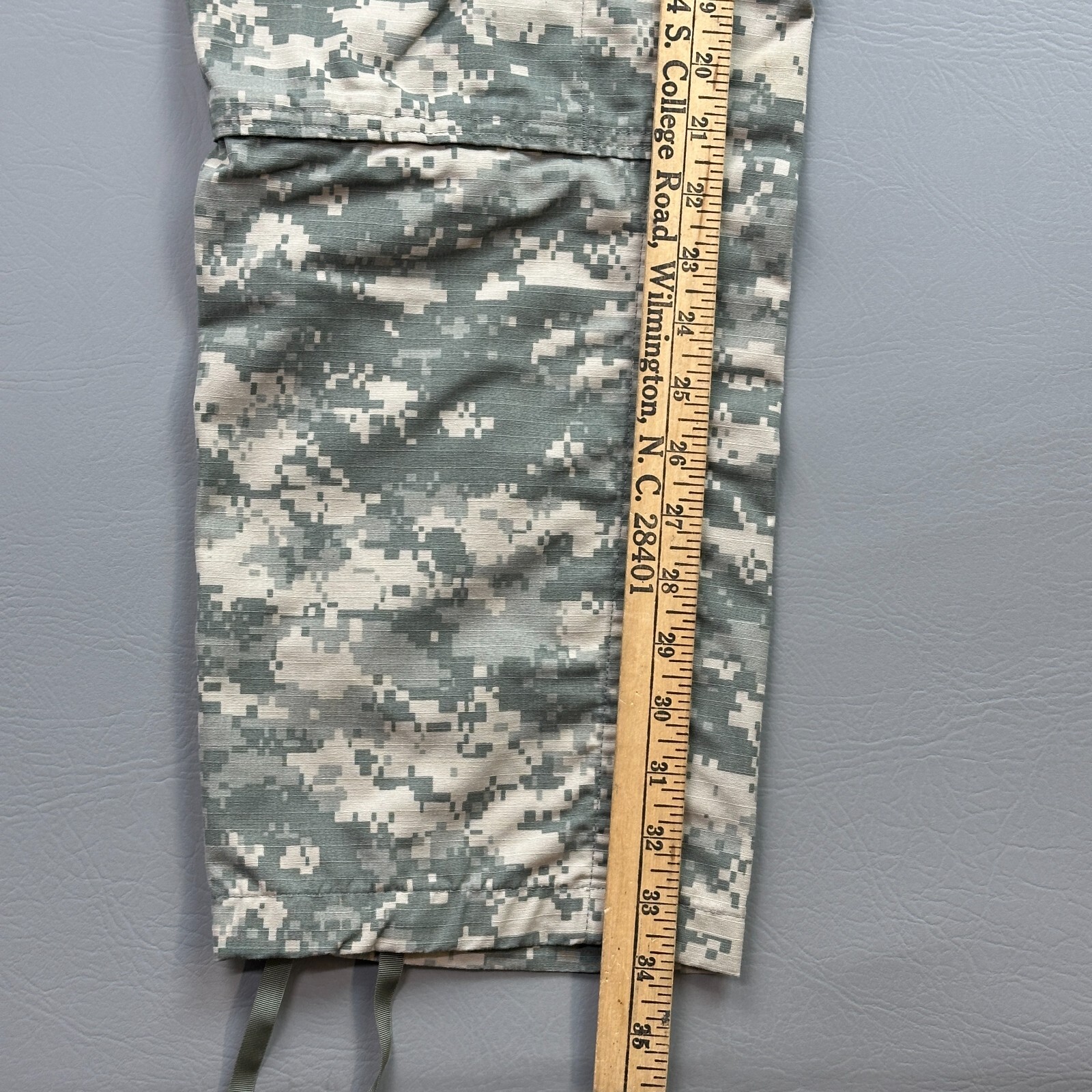 US Army Combat Pants Mens Small Long 30x34 Digital Camo Trouser Insect Guard