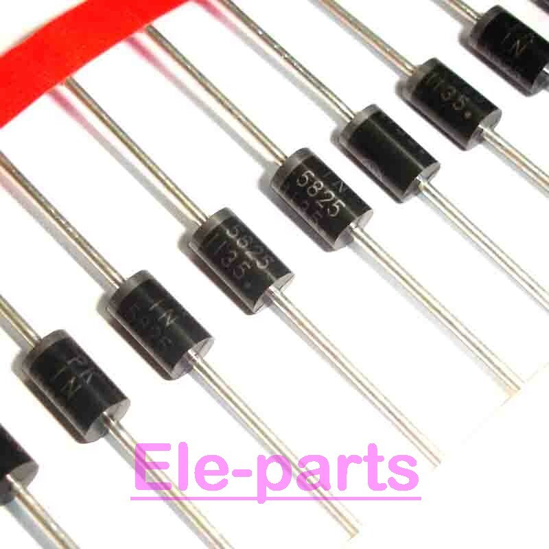 100 PCS 1N5825 DO-201 IN5825 5.0A Schottky Rectifier Diode