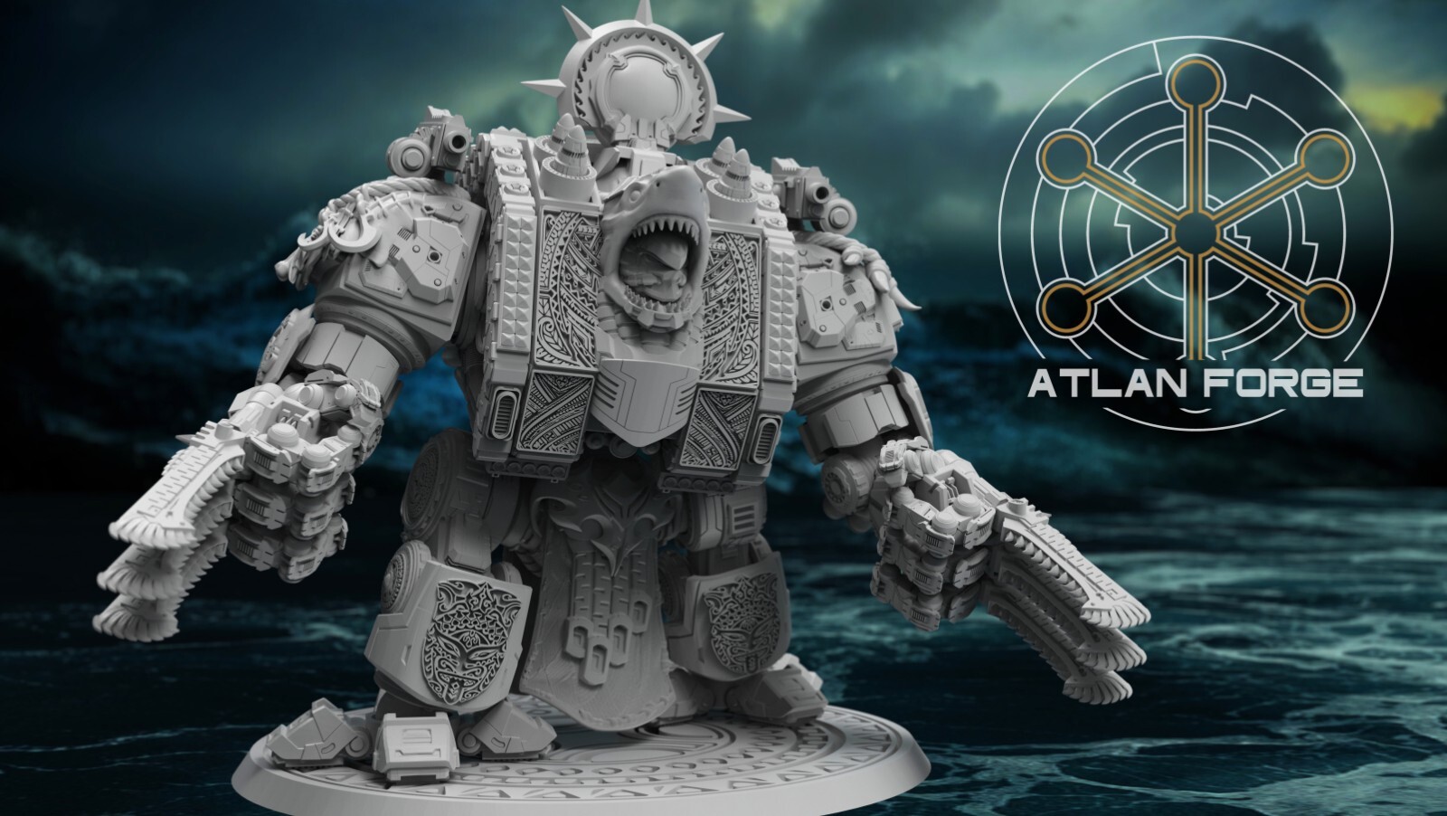 Wai Toa Wandering Ancestors Dreadnought (Atlan Forge/ Compatible with 40K)