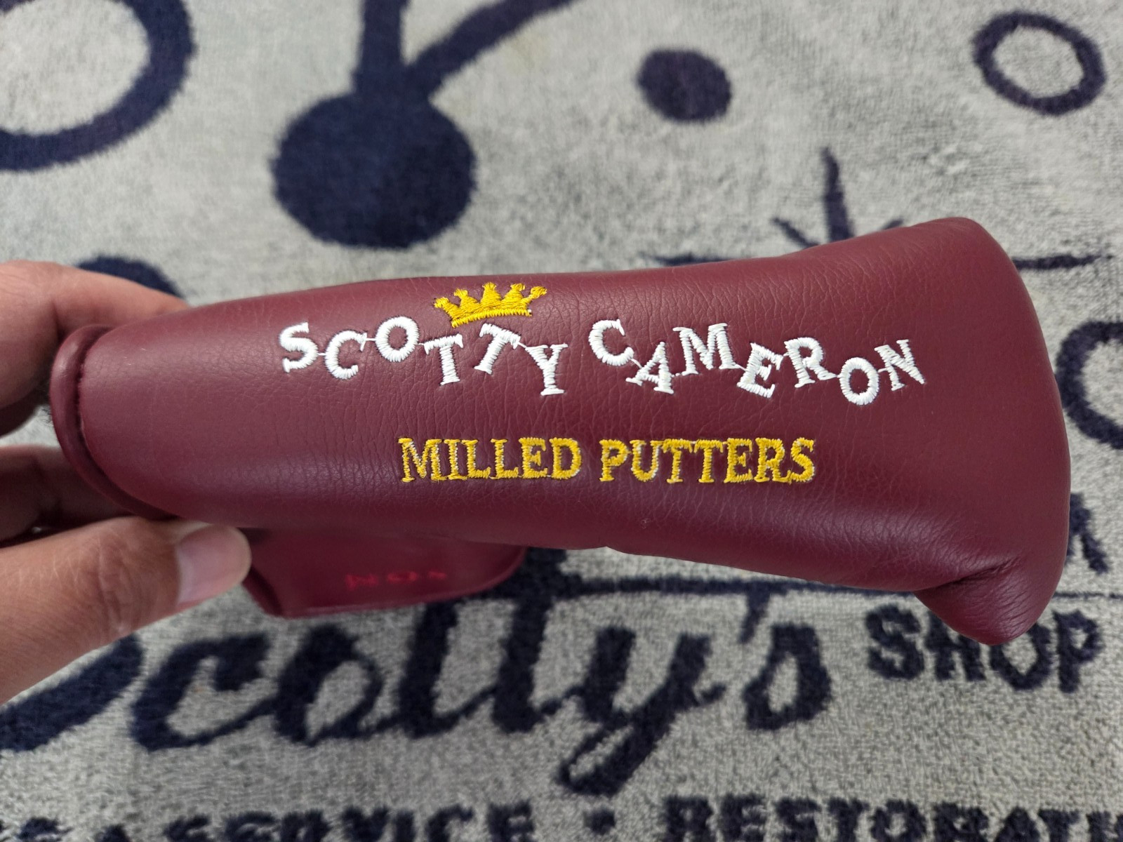 Scotty Cameron Milled Putters NOS Burgundy Putter head cover blade headcover⛳⛳⛳