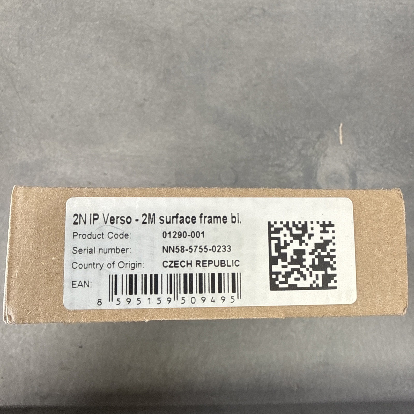 2N IP Verso Frame for Surface Installation 2 Modules 9155022B
