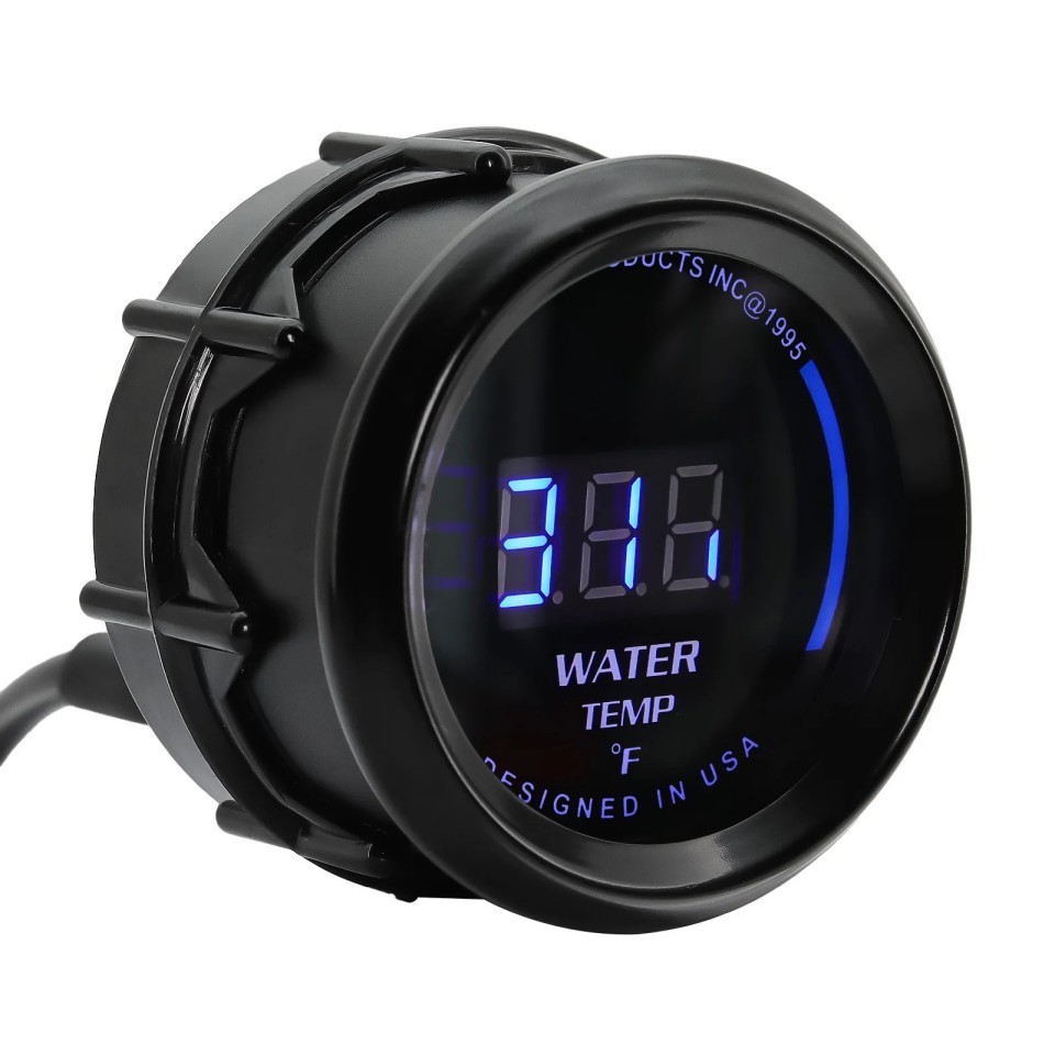2" 52mm Blue LED Car Digital Water Temp Gauge 68-248Fahrenheit Meter with sensor