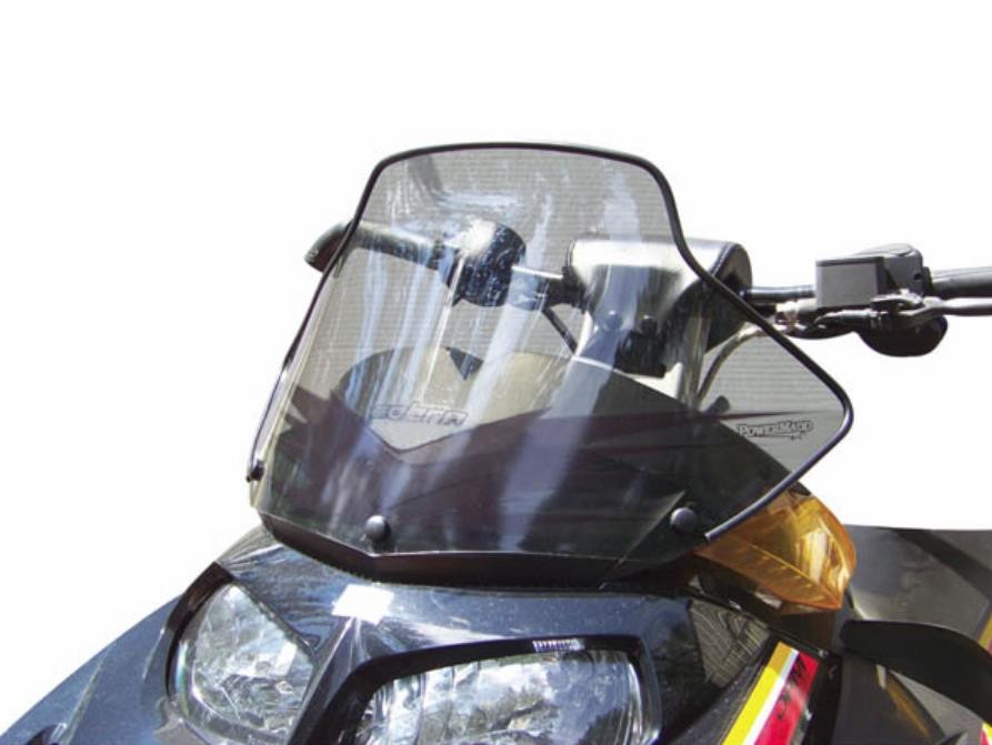 Powermadd Cobra Windshield-11in.-Tint with Black Graphics for 2006 Ski-Doo