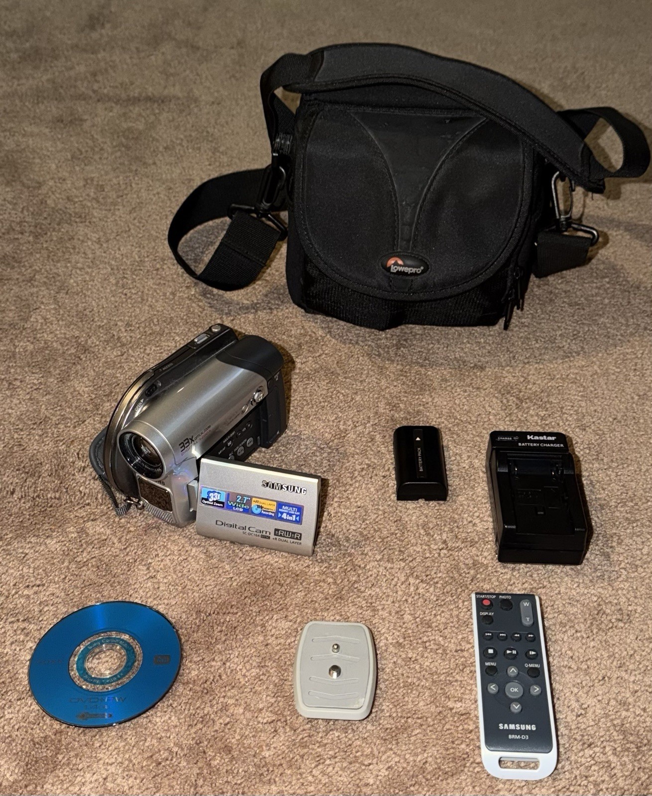 Samsung SC-DC164 Digital Cam DVD Camcorder Complete Ready To Use
