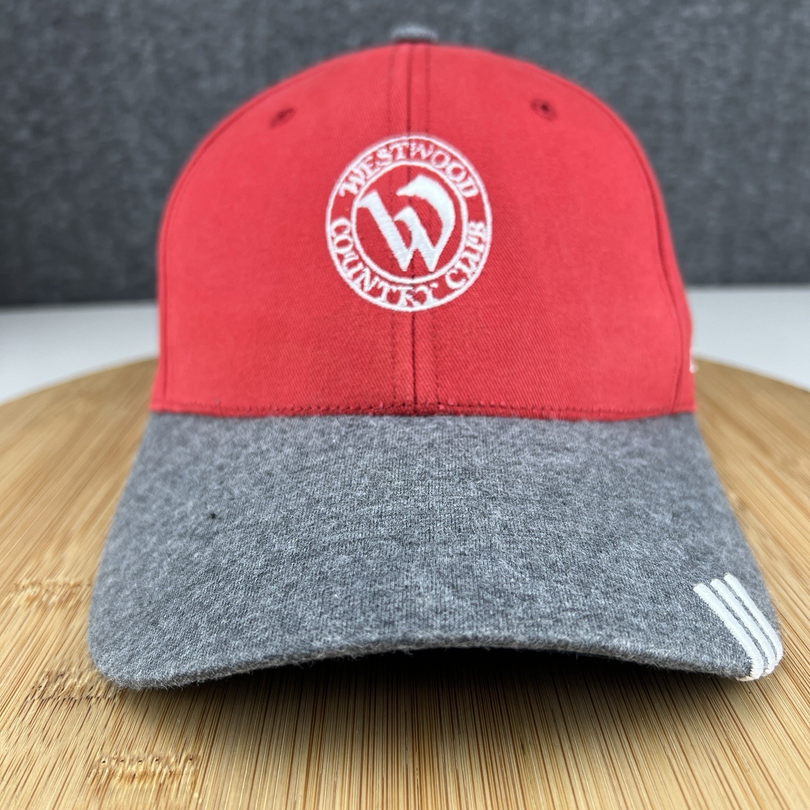Westwood Country Club Hat Cap Strapback OSFM Adult Adidas Red Logo