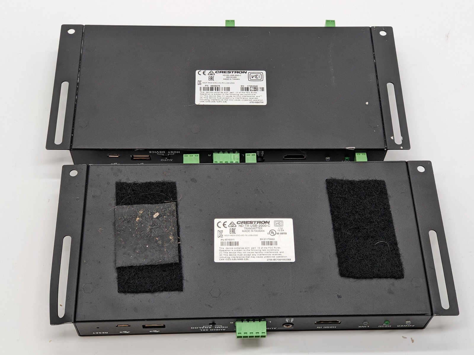 Crestron HD-TX-USB-2000-C Transmitter + HD-TX-USB-2000-C RECIEVER  FREE SHIPPING