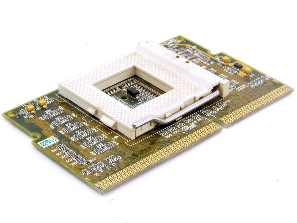 Intel PII CPU Card PGA 370 Slot 1 Converter CPU Card Upgrade Board Adapter Module