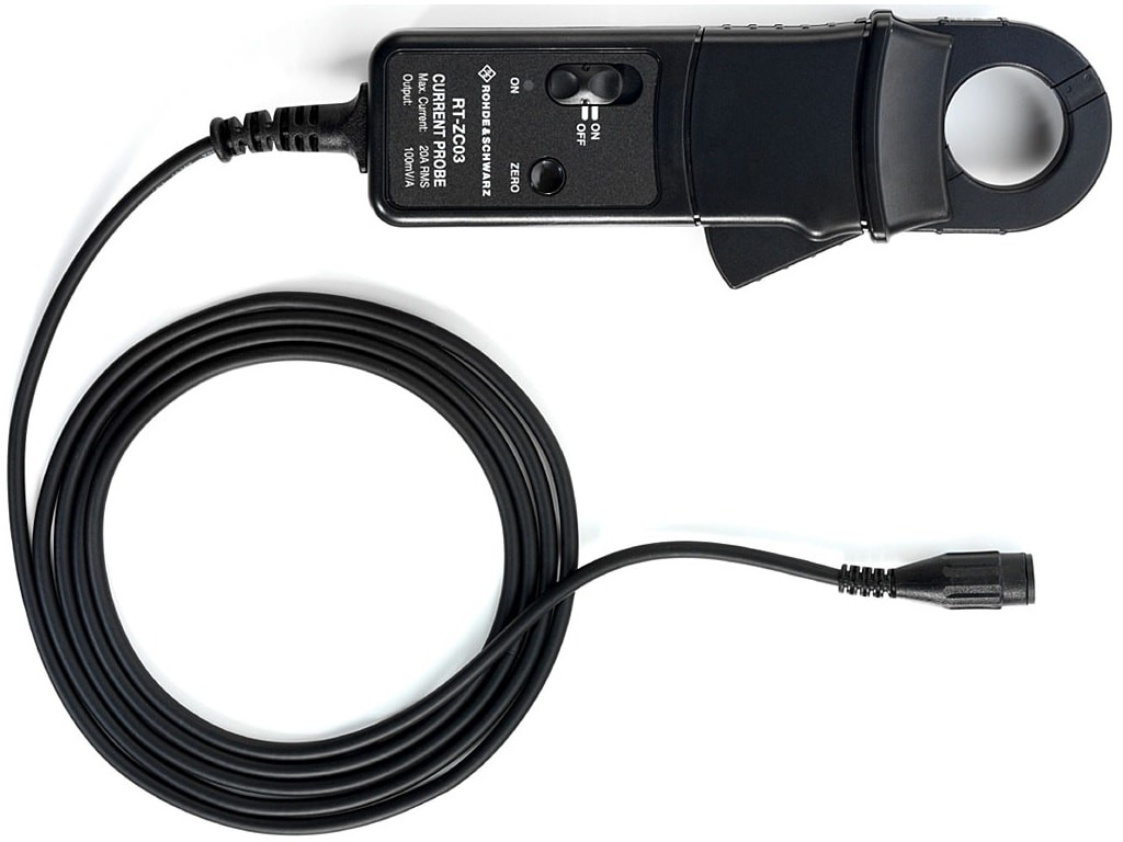 Rohde & Schwarz RT-ZC03 - Current Probe, 100 kHz, AC/DC, 0.1 V/A, 20 A (RMS),
