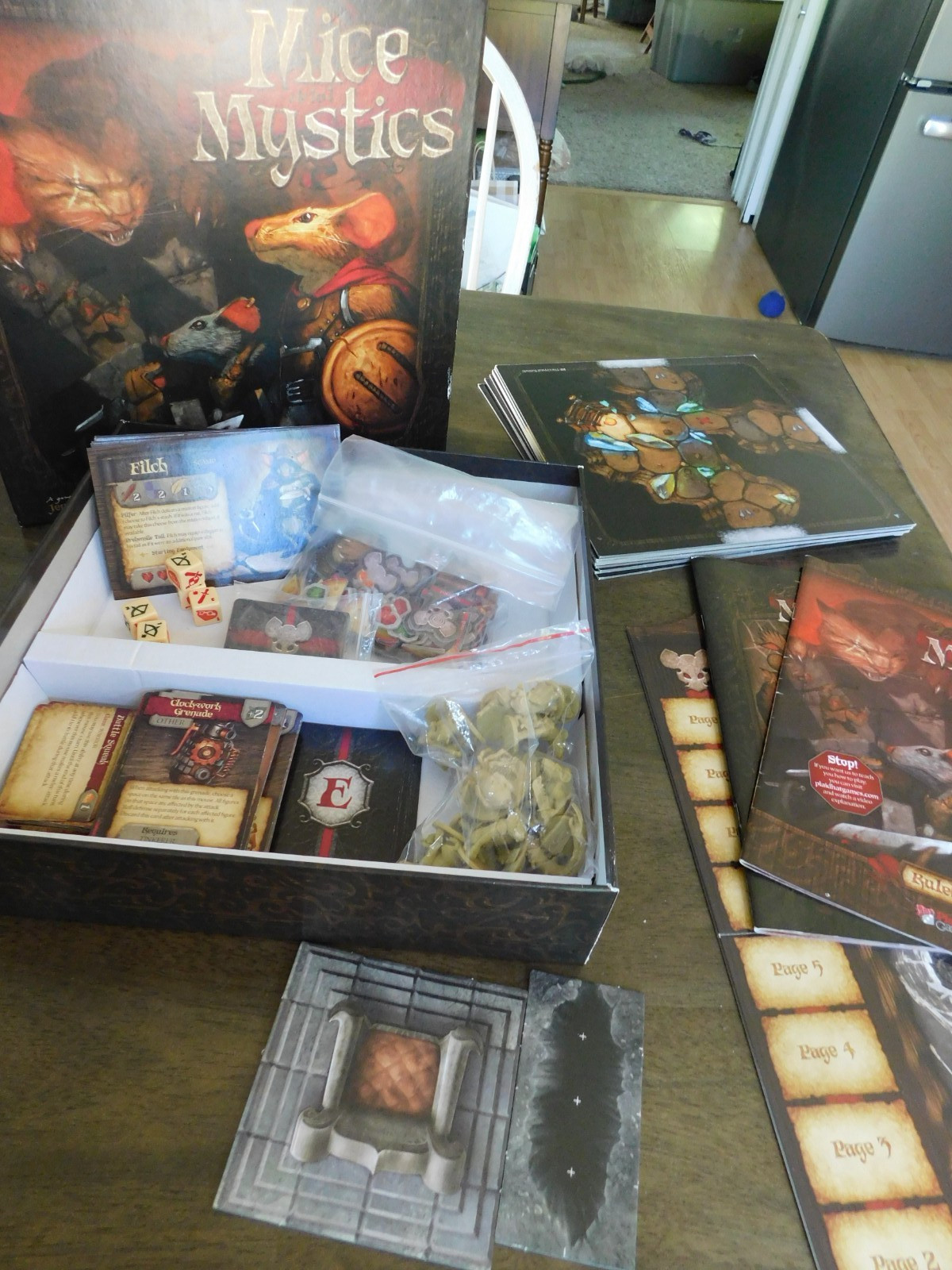 MICE AND MYSTICS Board Game Parts ~Choose Your Own~ Piece Replacements