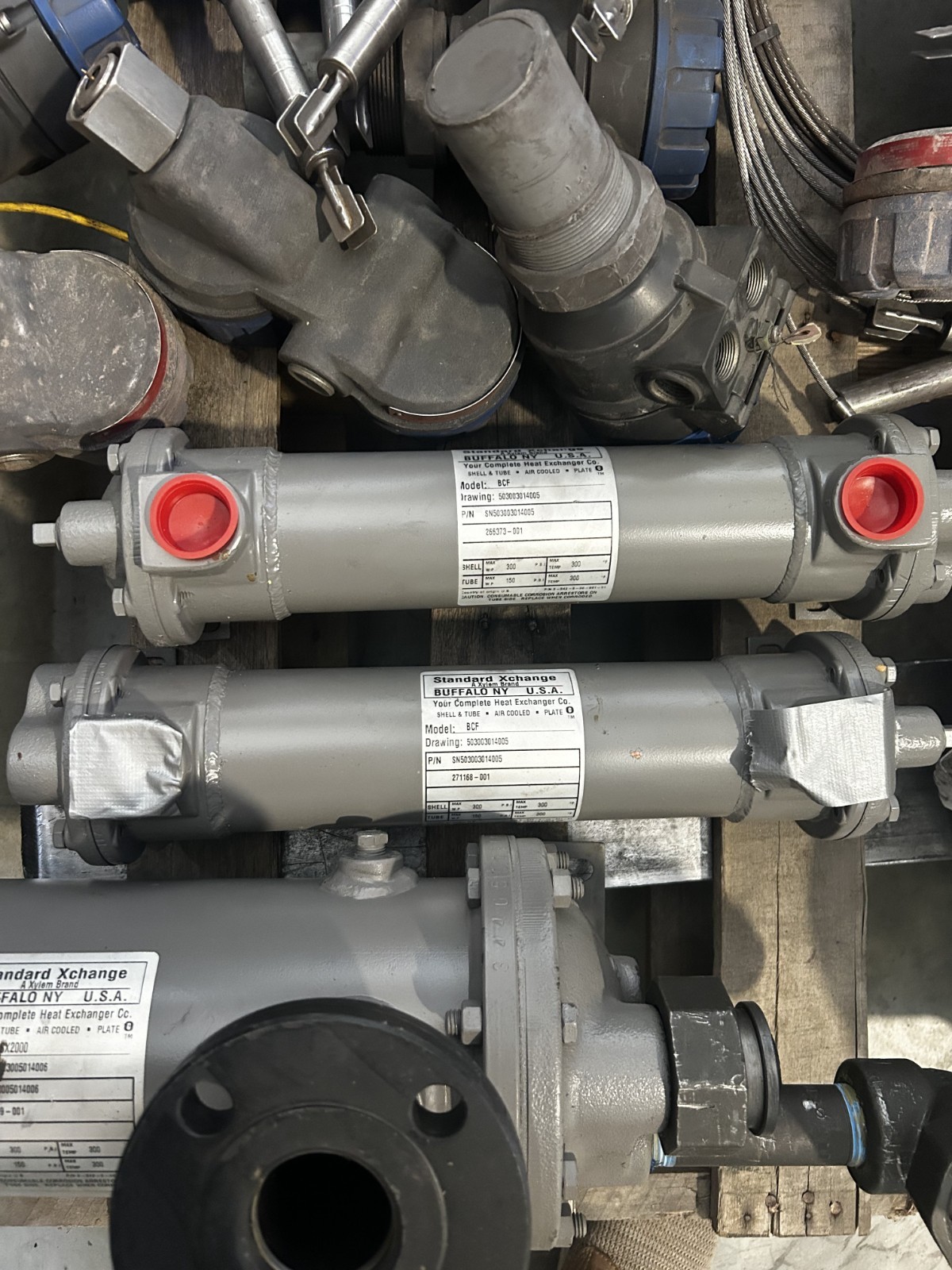 Standard Xchange BCF Shell and Tube Heat Exchanger 300 PSI Shell 150 PSI Tube