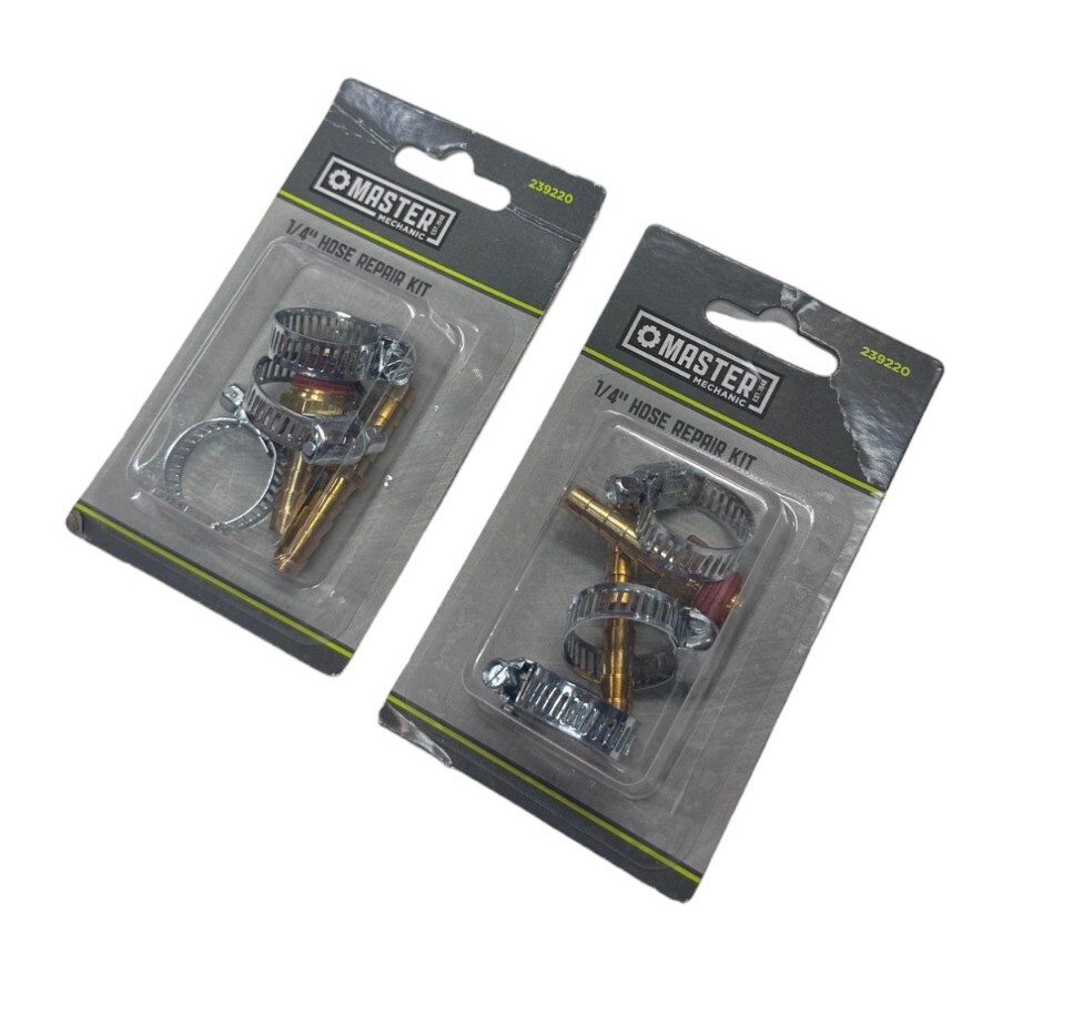NEW Master Mechanic 239220, 1/4" Hose Repair Kit (LOT OF 2) **SALE**