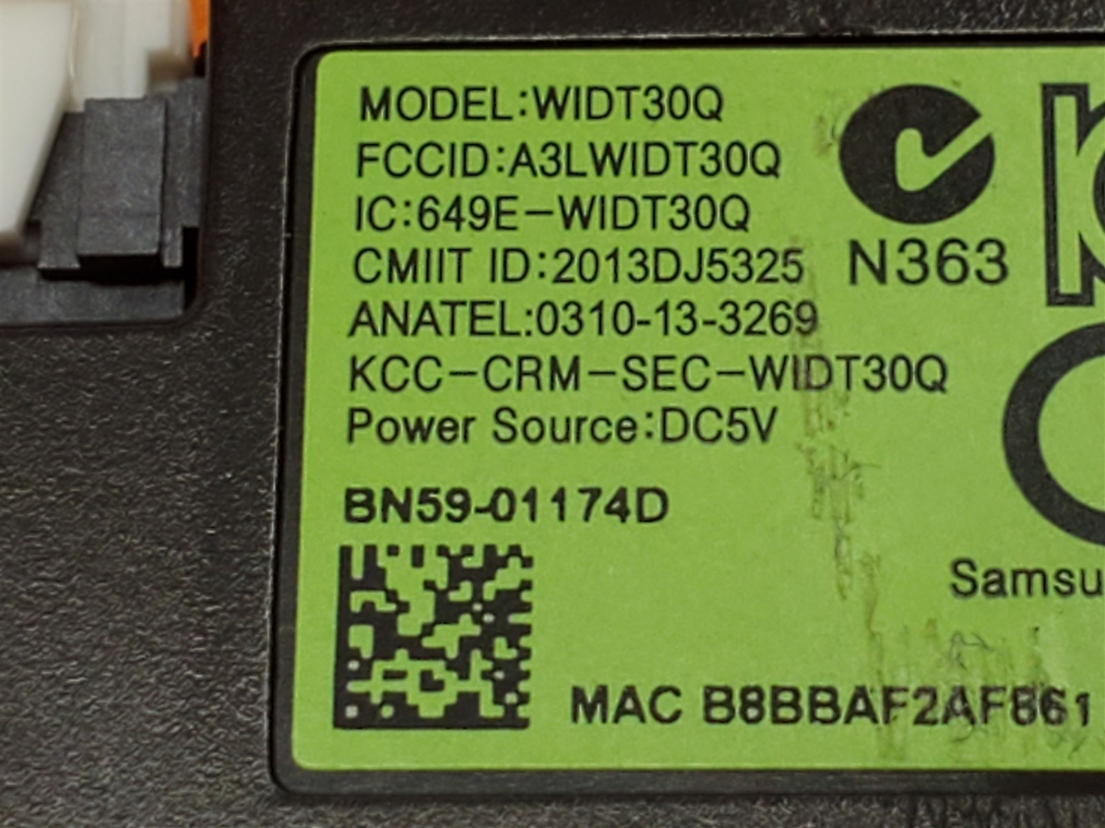 ⭐️⭐️⭐️⭐️⭐️ TV WiFi Wireless Module Adapter BN59-01174D