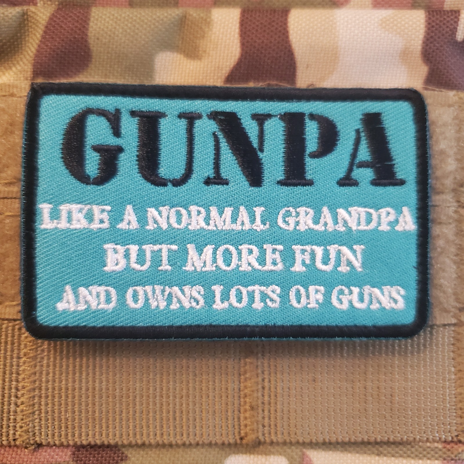 GUNPA Sarcastic Tactical Morale Patch HOOK BACKING