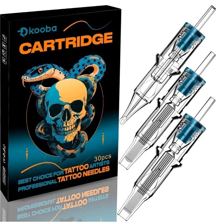 ✨️Kooba 1215RM Tattoo Cartridge Needles 30 Pcs # 12 Standard Long Taper ✨️