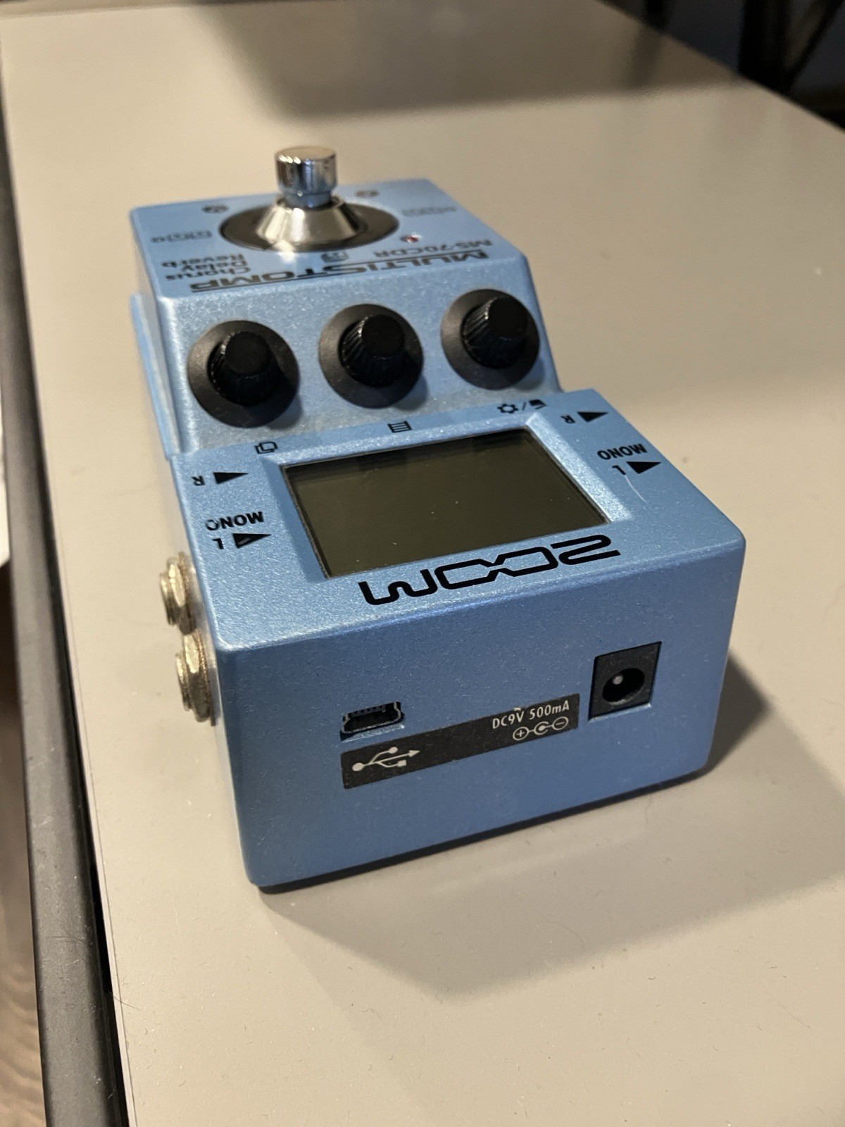 Zoom MS-70CDR MultiStomp Chorus Delay Reverb Pedal