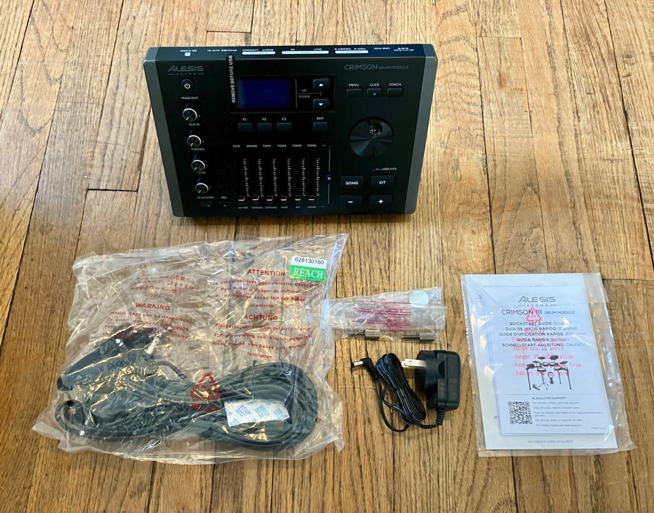 Alesis Crimson III 3 Module w/Snake Cable (Open Box) E-Drums Electronic Brain