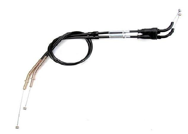 Motion Pro Black Vinyl Push/Pull Throttle Cable Set - 04-0287