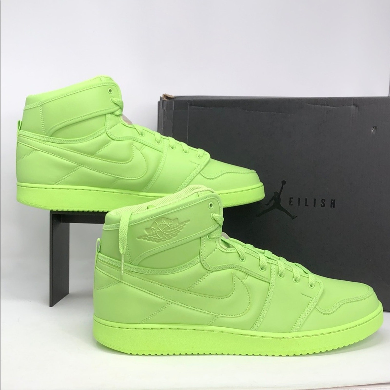 Nike Air Jordan 1 Retro AJKO Billie Eilish Key Lime Green Sneakers - Size 14