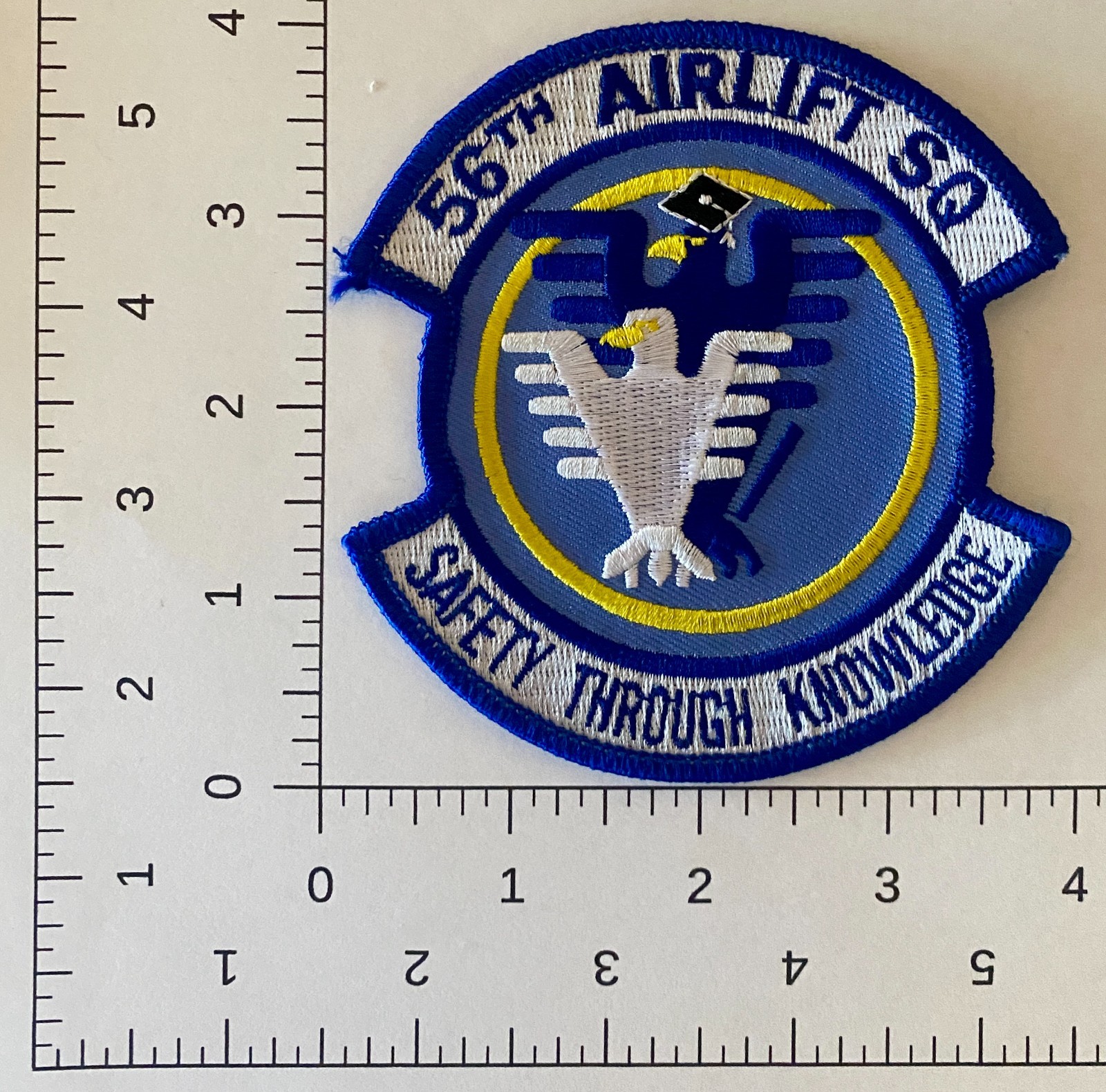 56th Airlift Squadron Patch Safety Through Knowledge
