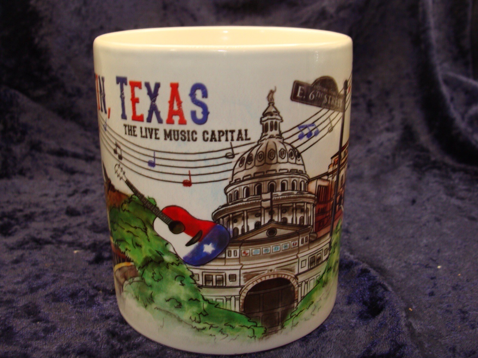 Austin Texas The Live Music Capital ~ 4” ~ Mug ~ Great Condition ~