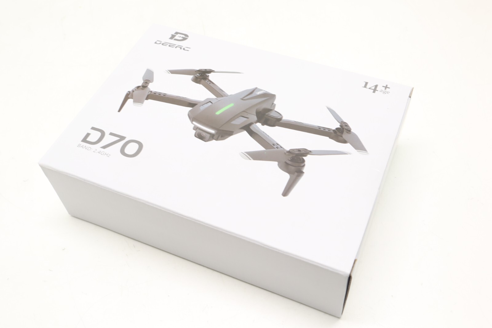 DEERC D70 Mini Drone with Camera,720P HD FPV Foldable Drones,2 Batteries,One Key