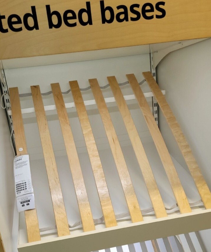 IKEA LURÖY/LUROY Slatted base, Fits beds 27½×63" BRAND NEW