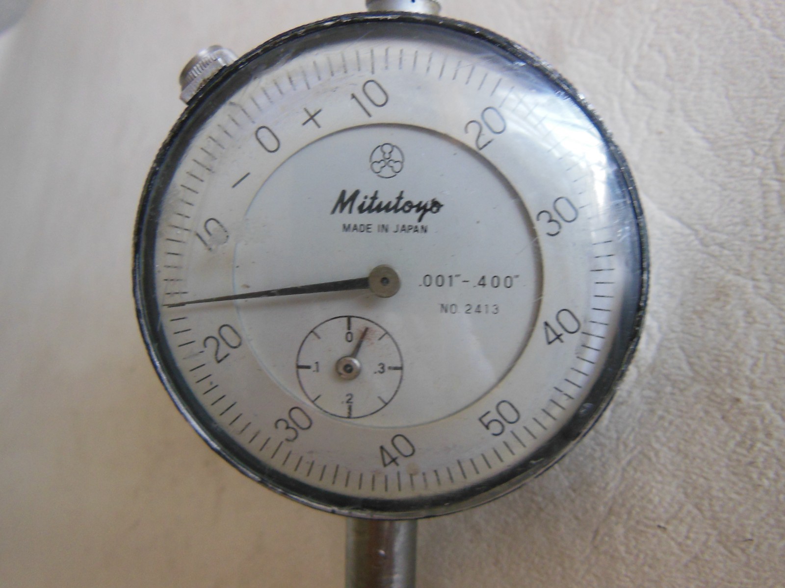 Mitutoyo 2413 Dial Indicator .001”-.400" Range*