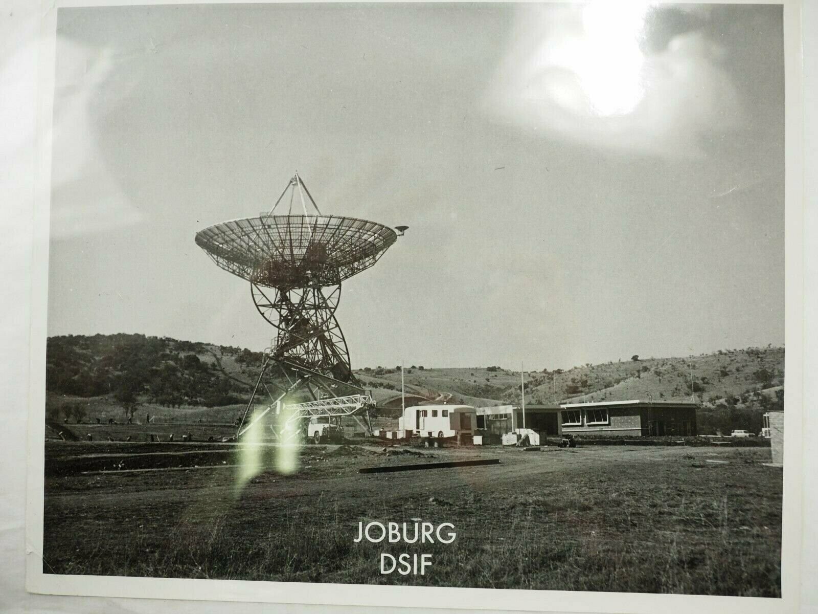 The Ranger Program 85' Transmitting Antenna Johannesburg Origina NASA Photo 1961