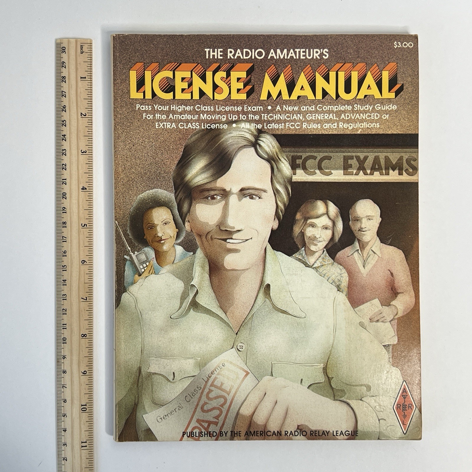 1977 ARRL Radio Amateur's License Manual 76th Ed Ham Radio FCC Study Guide Vtg