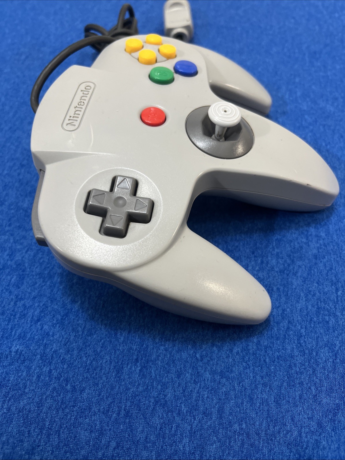 Nintendo 64 Controller Gray OEM NUS-005 Tight Joystick 9/10 Tested