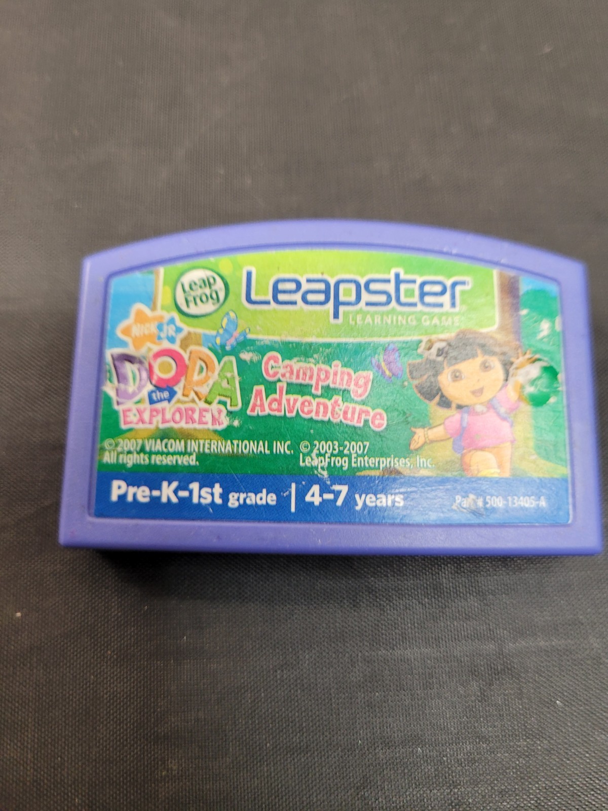 Dora The Explorer Camping Adventure Leap Frog Leapster Learning Game