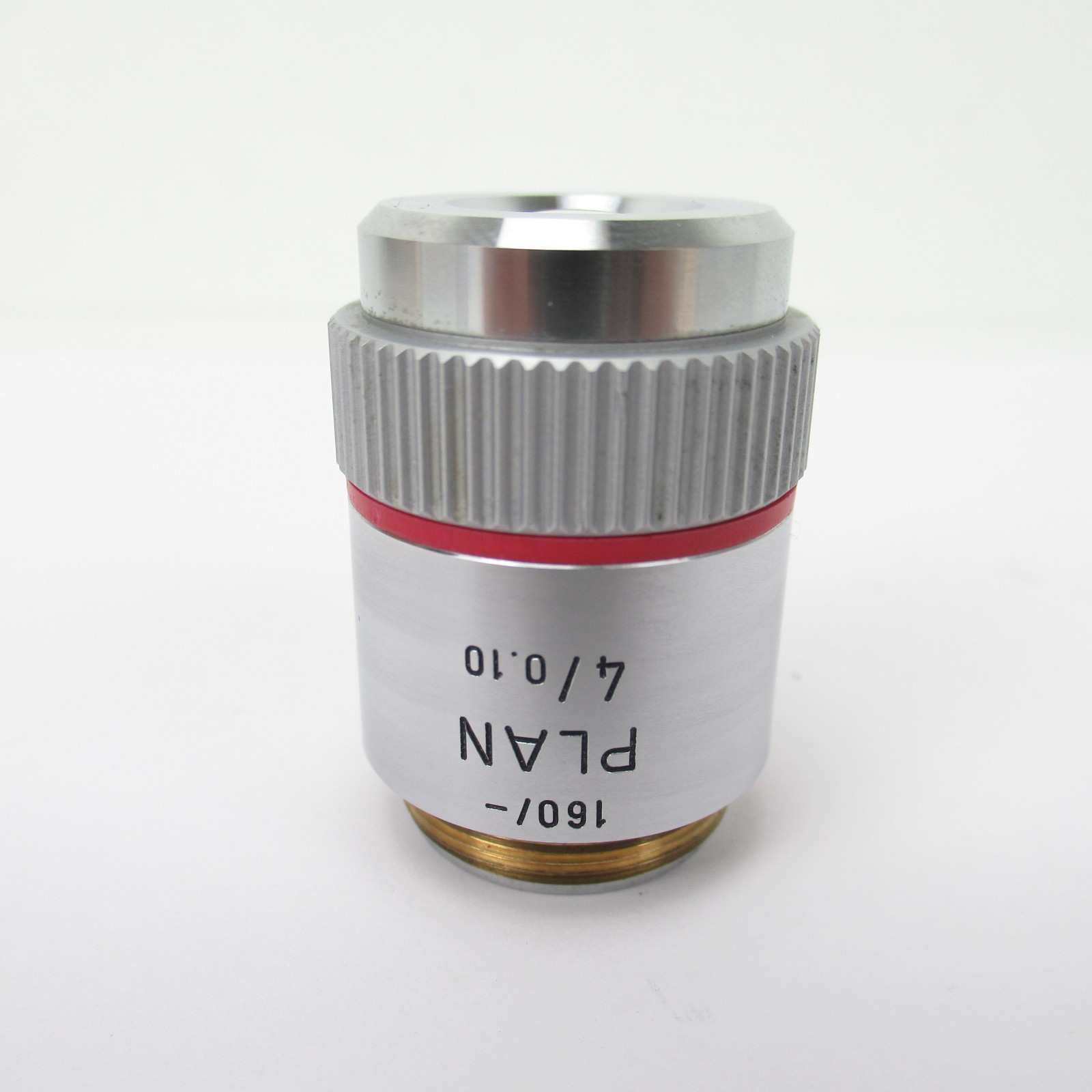 LEITZ PLAN 4X/0.10 160/- MICROSCOPE OBJECTIVE LENS - 519863