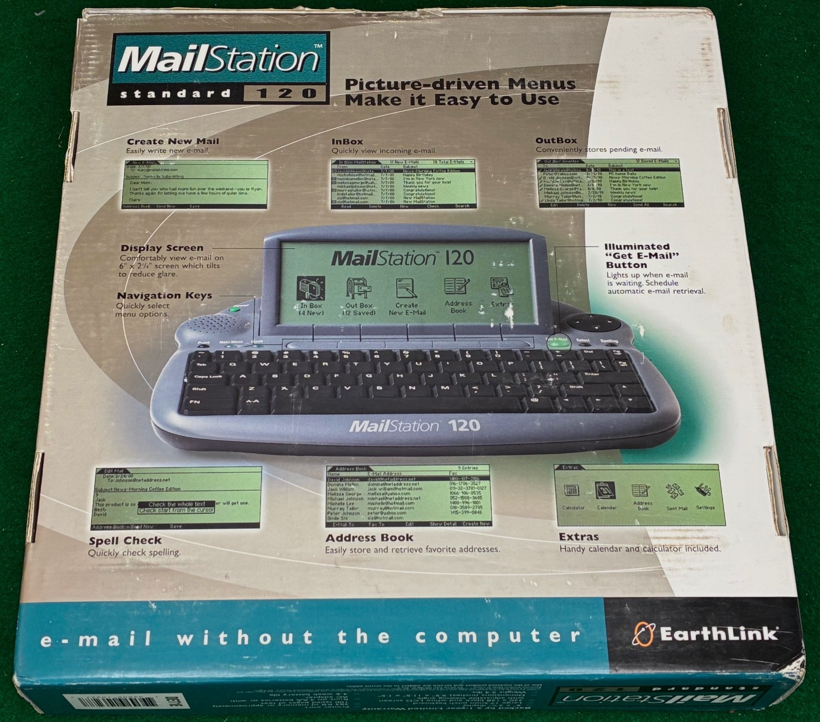 NOB VINTAGE Earthlink MailStation Standard 120 - Email Appliance