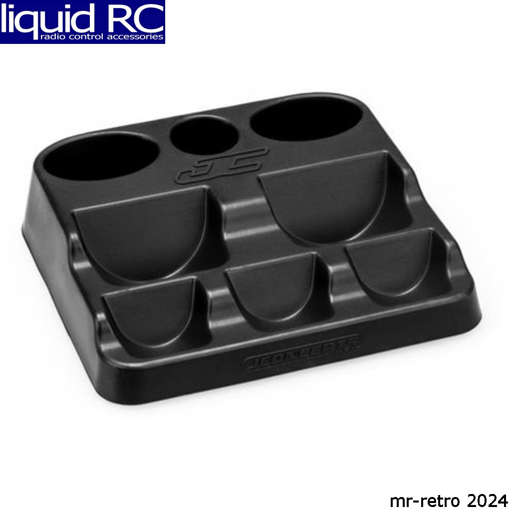 JConcepts 28032 Fluid Holding Station Black Fits Jconcepts/Rm2 Fluid and Greas