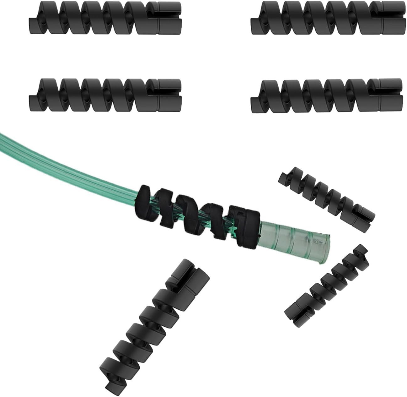 10 Pack Oxygen Tubing Support Crimp Straightener, Oxygen Tube Support Straighten
