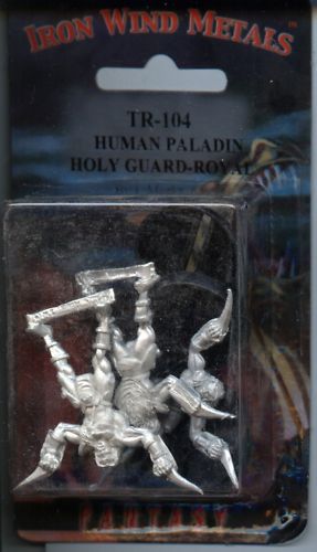 Torne Realms Human Paladin Holy Guard Royal (3) MINT 28mm Metal Miniatures