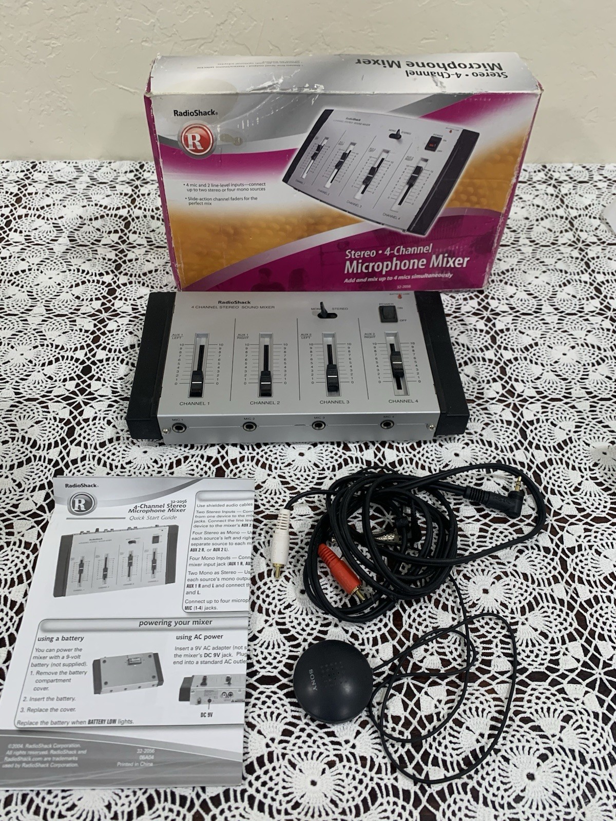 RadioShack 4 Channel Stereo Sound Mixer